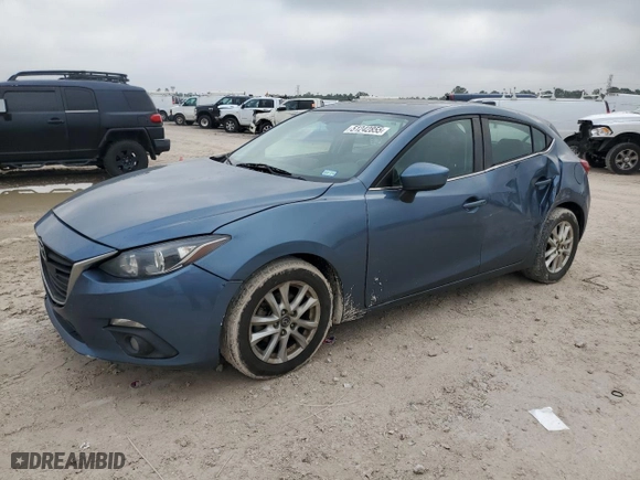2016 Mazda Mazda3 i Grand Touring with VIN 3MZBM1N74GM296573, listed as a Copart auction lot 51242855 with 130,100 mi miles and Salvage Title. Bid and sale history available at carsss.com. Image 1.