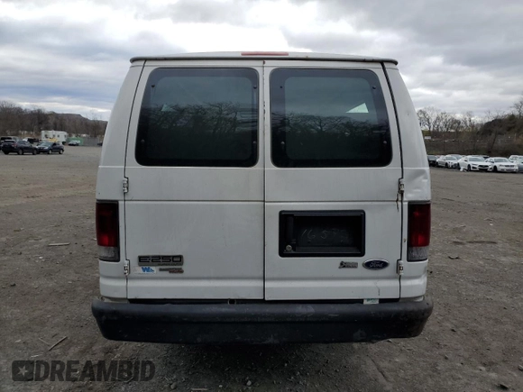 2011 Ford Econoline Cargo Commercial with VIN 1FTNS2EW2BDA16575, listed as a Copart auction lot 52884745 with 248,455 mi miles and Salvage Title. Bid and sale history available at DreamBid. Image 6.