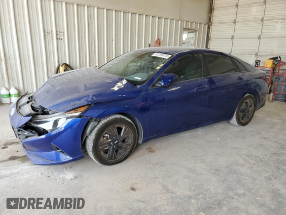 2021 Hyundai Elantra SEL z VIN 5NPLM4AG8MH007338, wystawiony jako Copart lot #51278775 z przebiegiem 62 673 mil mil oraz Szkoda całkowita • Salvage title. Historia ofert i sprzedaży dostępna na DreamBid. Obrazek 1.