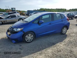2017 Honda Fit LX with VIN 3HGGK5H53HM710235, listed as a Copart auction lot 52390845 with 144,124 mi miles and Salvage Title. Bid and sale history available at carsss.com. Image 1.