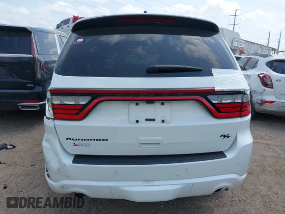 2023 Dodge Durango R/T Plus with VIN 1C4SDHCT7PC686970, listed as a IAAI auction lot 42156304 with 14,592 mi miles and . Bid and sale history available at DreamBid. Image 16.