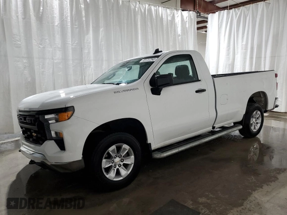 2024 Chevrolet Silverado 1500 Work Truck with VIN 3GCNAAED5RG363889, listed as a Copart auction lot 54068625 with 11,049 mi miles and Clean Title. Bid and sale history available at carsss.com. Image 1.