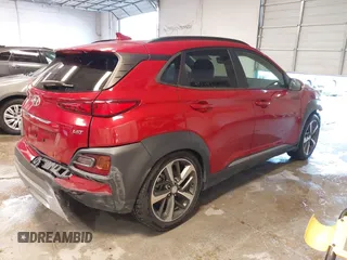 2021 Hyundai Kona Limited with VIN KM8K33A56MU601001, listed as a IAAI auction lot 41376076 with 33,169 mi miles. Bid and sale history available at carsss.com. Image 4.