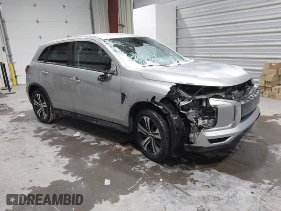 2020 Mitsubishi Outlander Sport ES 2.0 with VIN JA4AR3AU4LU009370, listed as a IAAI auction lot 41297132 with 102,178 mi miles. Bid and sale history available at carsss.com. Image 1.