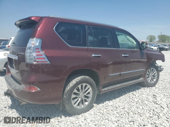 2017 Lexus GX 460 with VIN JTJJM7FX7H5159504, listed as a Copart auction lot 52307515 with 63,978 mi miles and Salvage title. Bid and sale history available at DreamBid. Image 3.