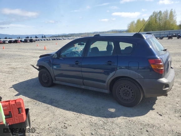 2005 Pontiac Vibe with VIN 5Y2SL63805Z476885, listed as a Copart auction lot 53097915 with 99,484 mi miles and Salvage Title. Bid and sale history available at carsss.com. Image 2.