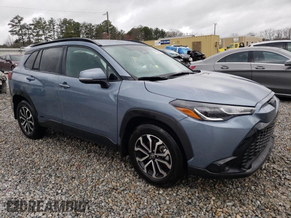 2024 Toyota Corolla Cross Hybrid S with VIN 7MUFBABG0RV022889, listed as a Copart auction lot 47537835 with 13,046 mi miles and Salvage title. Bid and sale history available at DreamBid. Image 4.