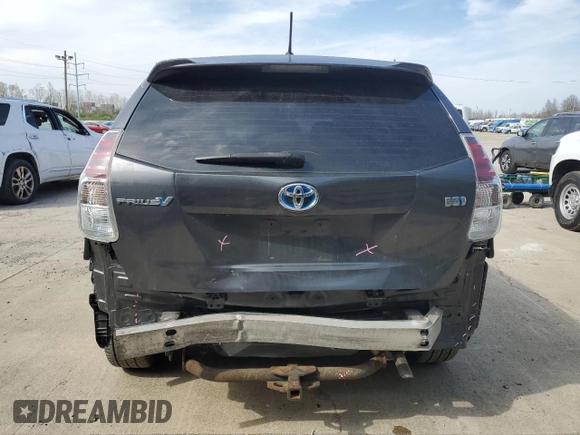 2016 Toyota Prius Two with VIN JTDZN3EU3GJ054774, listed as a Copart auction lot 52602335 with 190,998 mi miles and Salvage Title. Bid and sale history available at carsss.com. Image 6.