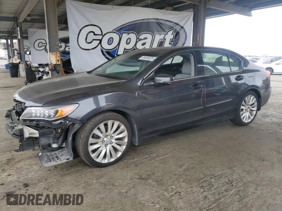 2014 Acura RLX Technology with VIN JH4KC1F51EC004264, listed as a Copart auction lot 65456925 with 77,382 mi miles and Salvage title. Bid and sale history available at DreamBid. Image 1.