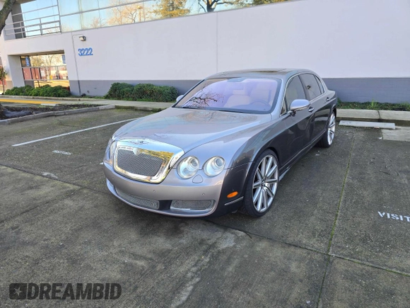 2006 Bentley Flying Spur with VIN SCBBR53W66C034319, listed as a Copart auction lot 65658225 with 85,166 mi miles and Salvage title. Bid and sale history available at DreamBid. Image 2.