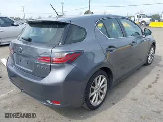 2012 Lexus CT 200h with VIN JTHKD5BH5C2113799, listed as a IAAI auction lot 41841573 with 135,916 mi miles. Bid and sale history available at carsss.com. Image 4.