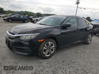 2016 Honda Civic Sedan LX with VIN 2HGFC2F51GH561721, listed as a Copart auction lot 86119554 with 124,787 mi miles and Salvage Title. Bid and sale history available at carsss.com. Image 1.