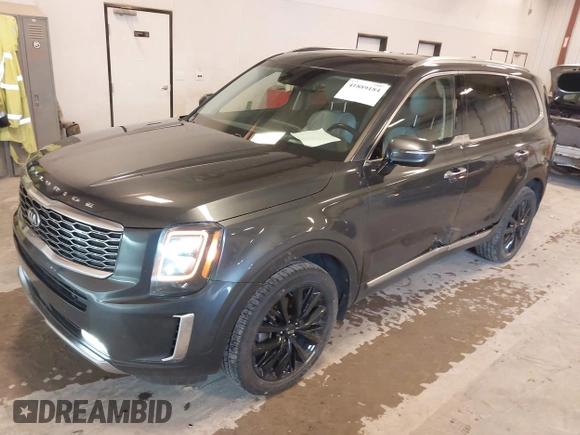 2020 Kia Telluride SX with VIN 5XYP5DHC8LG045921, listed as a IAAI auction lot 41889184 with 71,357 mi miles and . Bid and sale history available at DreamBid. Image 2.
