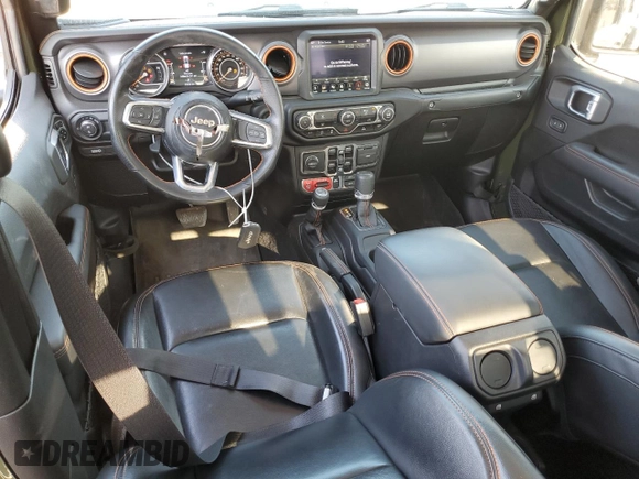 2023 Jeep Gladiator Mojave with VIN 1C6JJTEG8PL569249, listed as a Copart auction lot 53398865 with 19,416 mi miles and Salvage title. Bid and sale history available at DreamBid. Image 8.