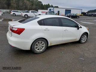 2016 Kia Rio LX with VIN KNADM4A35G6621955, listed as a Copart auction lot 47603935 with 73,766 mi miles and Salvage Title. Bid and sale history available at carsss.com. Image 3.