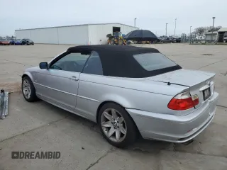 2003 BMW 3 Series 325Ci with VIN WBABS33433PG90518, listed as a Copart auction lot 45570895 with 142,398 mi miles and Salvage Title. Bid and sale history available at carsss.com. Image 2.