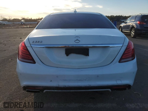 2016 Mercedes-Benz S 550 with VIN WDDUG8CB5GA207468, listed as a Copart auction lot 83577114 with 109,563 mi miles and Salvage Title. Bid and sale history available at carsss.com. Image 6.