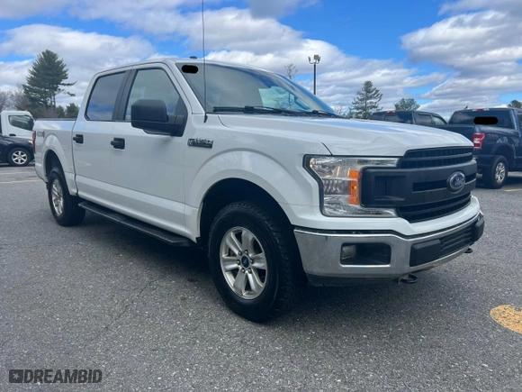 2019 Ford F-150 XL with VIN 1FTEW1E56KFA19067, listed as a Copart auction lot 53714145 with 185,601 mi miles and Clean Title. Bid and sale history available at carsss.com. Image 1.
