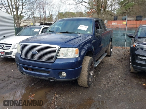 2008 Ford F-150 STX with VIN 1FTRX14W68FA81361, listed as a IAAI auction lot 41801367 with 146,240 mi miles. Bid and sale history available at carsss.com. Image 2.