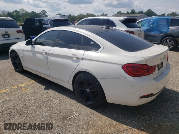 2018 BMW 4 Series 430i with VIN WBA4J1C5XJBG78854, listed as a Copart auction lot 62594495 with 124,105 mi miles and Clean title. Bid and sale history available at DreamBid. Image 2.