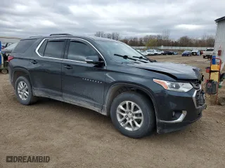2018 Chevrolet Traverse LT Cloth with VIN 1GNEVGKW1JJ111452, listed as a Copart auction lot 53346845 with 114,622 mi miles and Clean Title. Bid and sale history available at carsss.com. Image 4.