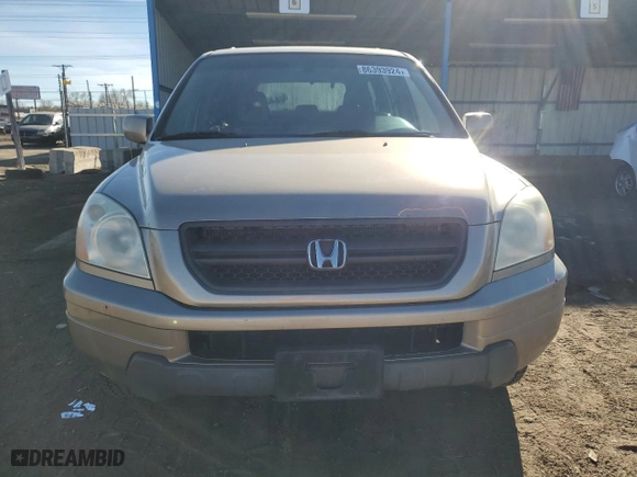 2005 Honda Pilot EX-L with NAVI with VIN 2HKYF18785H558200, listed as a Copart auction lot 86393924 with 235,140 mi miles and Salvage Title. Bid and sale history available at carsss.com. Image 5.