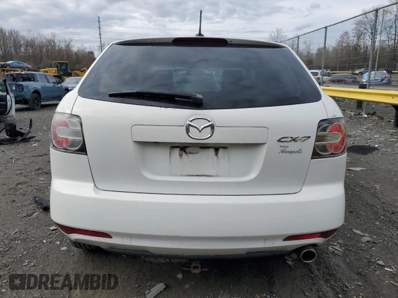 2011 Mazda CX-7 i Touring with VIN JM3ER2CM5B0367427, listed as a Copart auction lot 49255565 with 199,370 mi miles and Salvage Title. Bid and sale history available at carsss.com. Image 6.