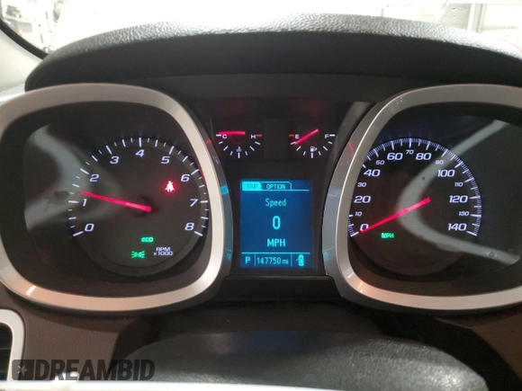 2015 Chevrolet Equinox LT with VIN 1GNALCEK2FZ113824, listed as a Copart auction lot 47945265 with 147,750 mi miles and Salvage Title. Bid and sale history available at carsss.com. Image 9.
