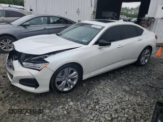 2023 Acura TLX Technology with VIN 19UUB5F45PA001850, listed as a Copart auction lot 60226135 with 54,936 mi miles and Salvage title. Bid and sale history available at DreamBid. Image 1.