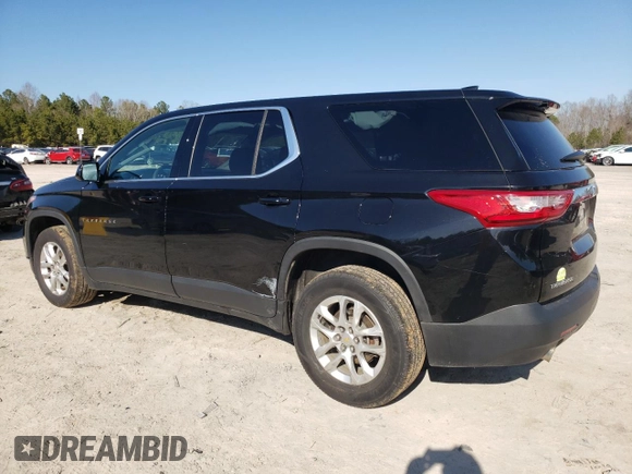 2019 Chevrolet Traverse LS with VIN 1GNERFKW5KJ317552, listed as a Copart auction lot 46930225 with 134,081 mi miles and Salvage Title. Bid and sale history available at carsss.com. Image 2.