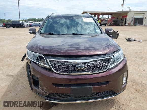 2015 Kia Sorento SX Limited with VIN 5XYKW4A72FG555027, listed as a IAAI auction lot 41884409 with 107,070 mi miles. Bid and sale history available at carsss.com. Image 6.