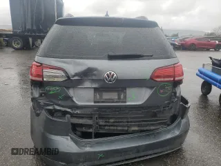 2018 Volkswagen Golf SportWagen S with VIN 3VW117AUXJM752313, listed as a Copart auction lot 44076685 with 105,527 mi miles and Salvage Title. Bid and sale history available at carsss.com. Image 6.