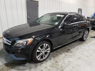 2016 Mercedes-Benz C 300 Luxury with VIN 55SWF4KB4GU139279, listed as a Copart auction lot 51179525 with 126,960 mi miles and Salvage Title. Bid and sale history available at carsss.com. Image 1.