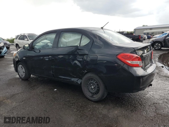 2017 Mitsubishi Mirage ES z VIN ML32F3FJ5HHF18228, wystawiony jako Copart lot #55814975 z przebiegiem 81 565 mil mil oraz Szkody całkowita. Historia ofert i sprzedaży dostępna na DreamBid. Obrazek 2.