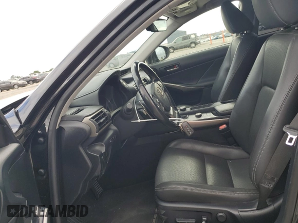 2017 Lexus IS with VIN JTHBA1D27H5054352, listed as a Copart auction lot 54737955 with 71,141 mi miles and Salvage Title. Bid and sale history available at carsss.com. Image 7.