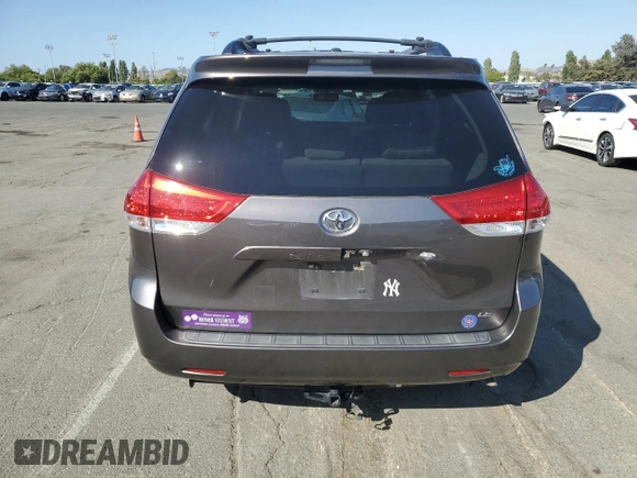 2013 Toyota Sienna LE AAS with VIN 5TDKK3DC7DS401959, listed as a Copart auction lot 59569275 with 226,145 mi miles and Clean title. Bid and sale history available at DreamBid. Image 6.