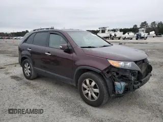 2013 Kia Sorento LX with VIN 5XYKT4A20DG314559, listed as a Copart auction lot 85943334 with 166,771 mi miles and Salvage title. Bid and sale history available at DreamBid. Image 4.