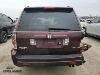2007 Honda Pilot EX-L with VIN 2HKYF18757H503917, listed as a Copart auction lot 47623645 with 308,568 mi miles and Salvage Title. Bid and sale history available at carsss.com. Image 6.