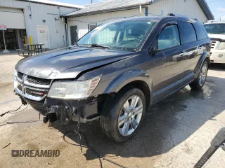 2014 Dodge Journey Limited with VIN 3C4PDDDG4ET202173, listed as a Copart auction lot 52020835 with 124,624 mi miles and Salvage Title. Bid and sale history available at carsss.com. Image 1.