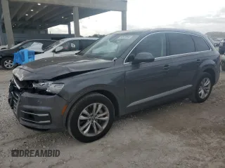 2019 Audi Q7 Premium Plus with VIN WA1LAAF7XKD045182, listed as a Copart auction lot 50975995 with 84,035 mi miles and Non repairable. Bid and sale history available at DreamBid. Image 1.