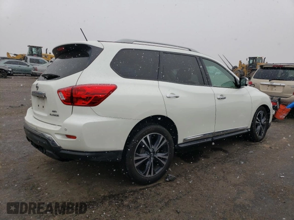2018 Nissan Pathfinder SV z VIN 5N1DR2MM6JC655324, wystawiony jako Copart lot #88521275 z przebiegiem 125 528 mil mil oraz Szkoda całkowita • Salvage title. Historia ofert i sprzedaży dostępna na DreamBid. Obrazek 3.