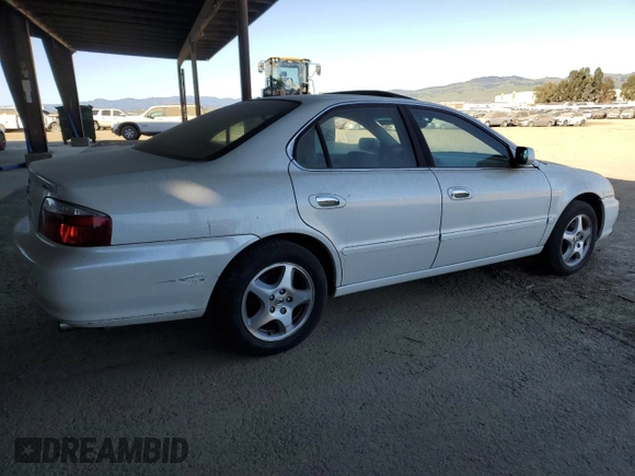 2003 Acura TL with VIN 19UUA56623A048297, listed as a Copart auction lot 48259265 with 123,135 mi miles and Clean Title. Bid and sale history available at carsss.com. Image 3.