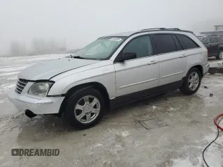 2004 Chrysler Pacifica z VIN 2C8GF68474R644287, wystawiony jako Copart lot #43353355 z przebiegiem 154 205 mil mil oraz Czysty tytuł • Clean title. Historia ofert i sprzedaży dostępna na DreamBid. Obrazek 1.