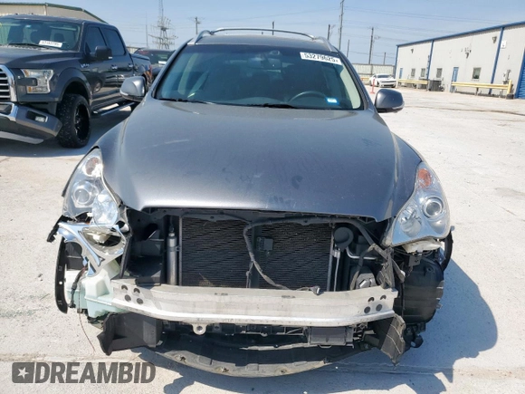 2017 Infiniti QX50 with VIN JN1BJ0RR2HM411012, listed as a Copart auction lot 53279625 with 60,156 mi miles and Salvage Title. Bid and sale history available at DreamBid. Image 5.