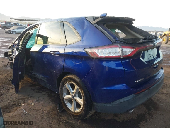 2015 Ford Edge SE with VIN 2FMTK3G8XFBB38927, listed as a IAAI auction lot 41239885 with 43,926 mi miles. Bid and sale history available at carsss.com. Image 3.