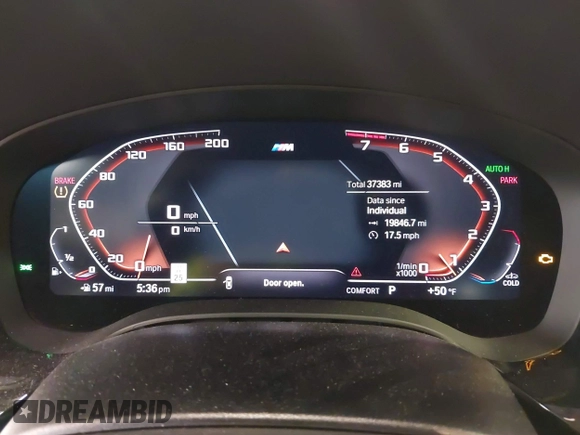 2020 BMW 5 Series 540i xDrive z VIN WBAJS3C04LCD32330, wystawiony jako IAAI lot #41412727 z przebiegiem 37 383 mil mil oraz . Historia ofert i sprzedaży dostępna na DreamBid. Obrazek 7.
