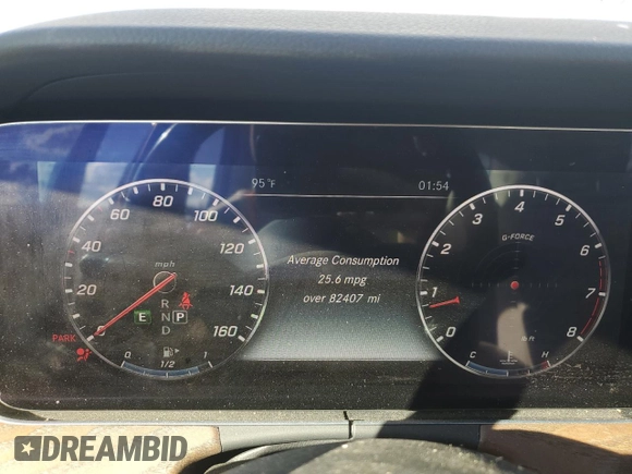 2020 Mercedes-Benz E-Class E 450 with VIN WDDZF6JB5LA703347, listed as a Copart auction lot 80259344 with 82,407 mi miles and Salvage Title. Bid and sale history available at carsss.com. Image 9.