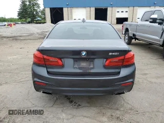 2018 BMW 5 Series 540i with VIN WBAJE5C5XJWA95322, listed as a Copart auction lot 60434385 with 73,073 mi miles and Salvage title. Bid and sale history available at DreamBid. Image 6.