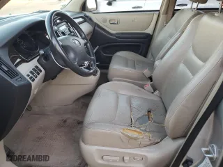 2001 Toyota Highlander with VIN JTEGF21A510028230, listed as a Copart auction lot 43652835 with 200,970 mi miles and Salvage Title. Bid and sale history available at carsss.com. Image 7.