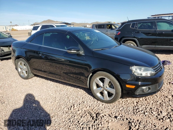 2012 Volkswagen Eos Lux with VIN WVWFW7AH7CV019982, listed as a Copart auction lot 86004064 with 130,463 mi miles and Clean Title. Bid and sale history available at DreamBid. Image 4.